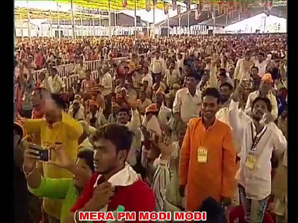 Prime Minister Narendra Modi addresses mega rally of BJP workers in Bhopal