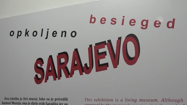 Sırbistan'da Kuşatılmış Saraybosna Sergisi