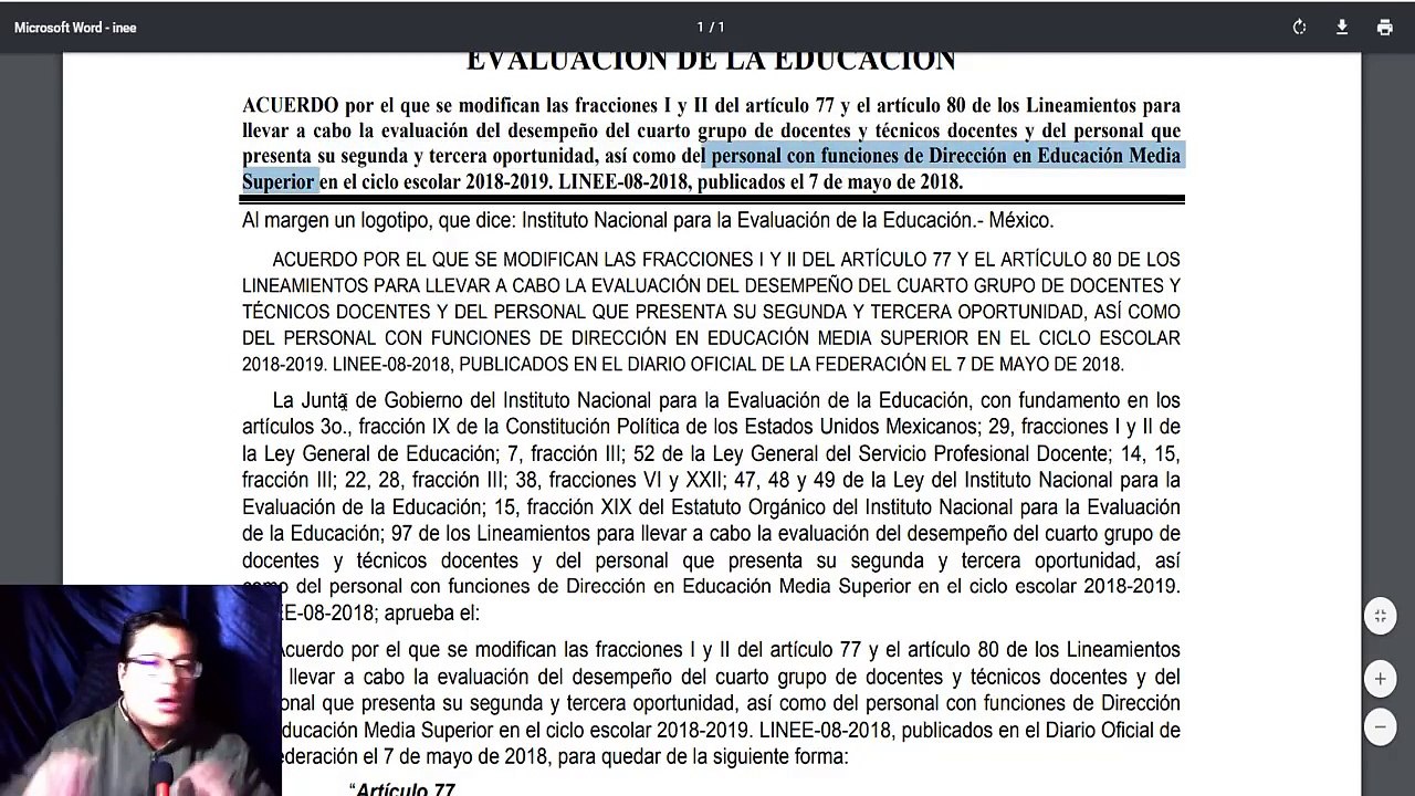 Soy Docente:¿CAMBIO DE FECHAS DE LA EVALUACIÓN?