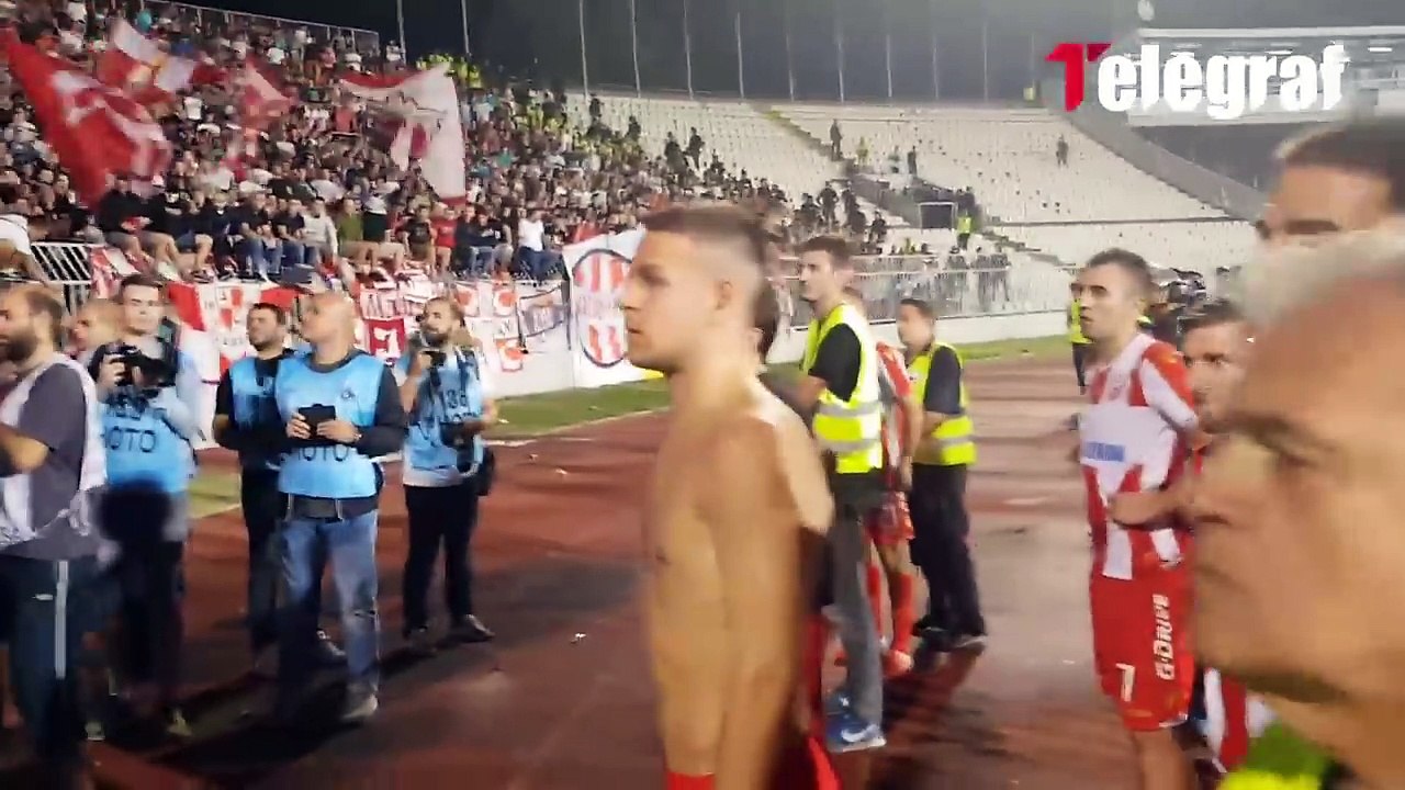 Brutalna tuča Delija i Rusa na derbiju! Izjednačenje nije smirilo Delije koje su potegle pesnice
