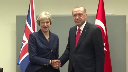 Cumhurbaşkanı Erdoğan, İngiltere Başbakanı May ile Görüştü - New