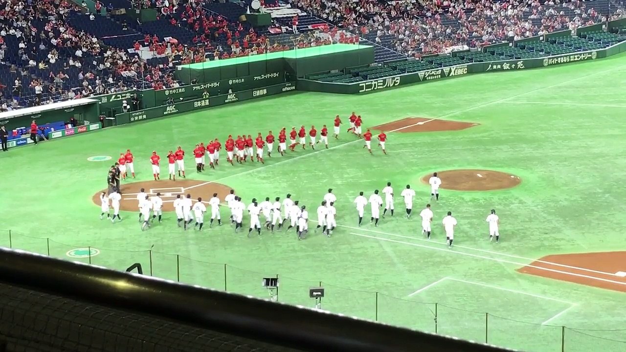 【第89回都市対抗野球】東芝対JR西日本プレイボールから始球式