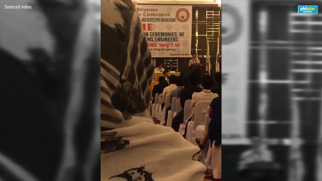Speaker threatens not to give license to new engineers who don't know Bong Go
