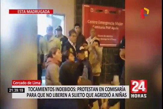 Vecinos de La Victoria piden no dejar en libertad a presunto acosador sexual