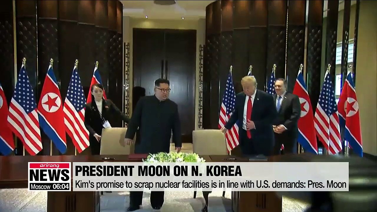 Pres. Moon says latest push for N. Korea's denuclearization is different