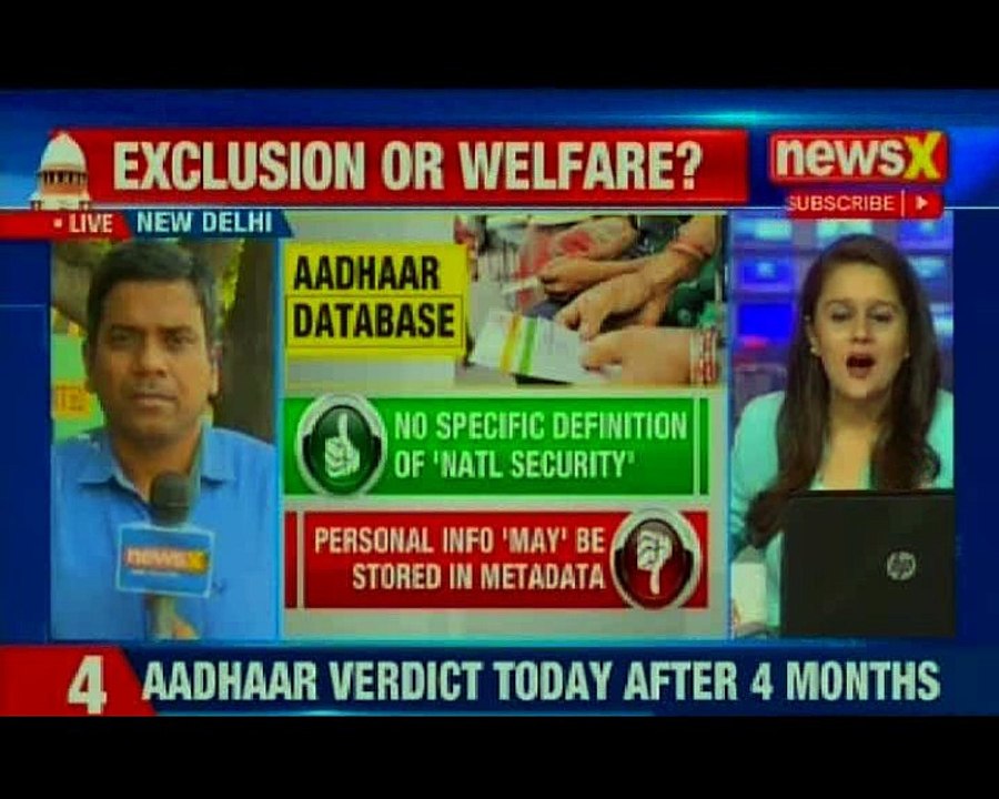 Supreme Court to deliver the verdict on constitutional validity of Aadhaar today after 4 months