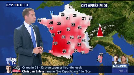 La météo pour ce mercredi 26 septembre 2018