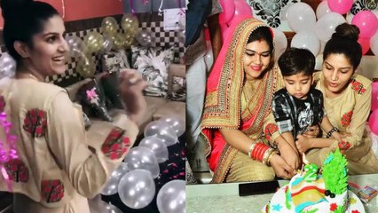 Sapna Choudhary celebrates her BIRTHDAY with Family; Watch video | FilmiBeat