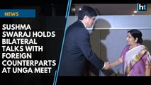 Sushma Swaraj holds bilateral talks with foreign counterparts at UNGA meet