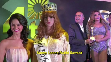 Sunny Leone,Rakhi Sawant Launch 4th Bright Awards Trophy
