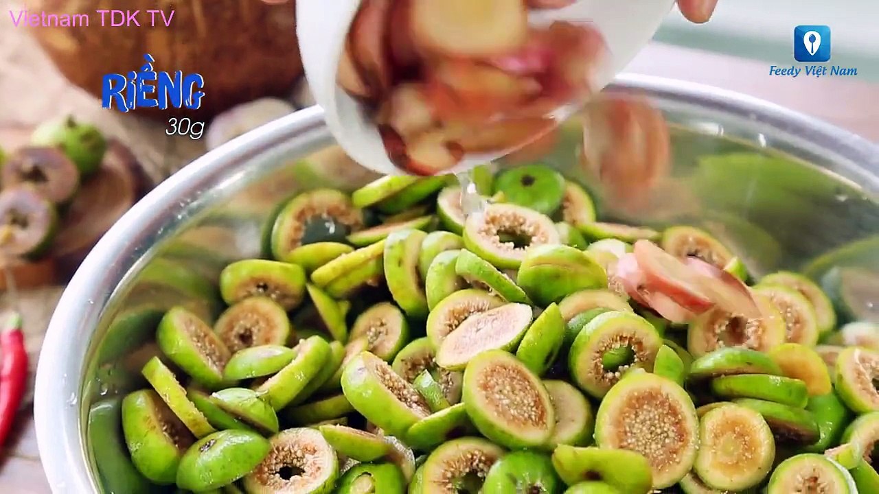 Hướng dẫn cách làm món SUNG MUỐI RIỀNG TỎI | Vietnam TDK TV