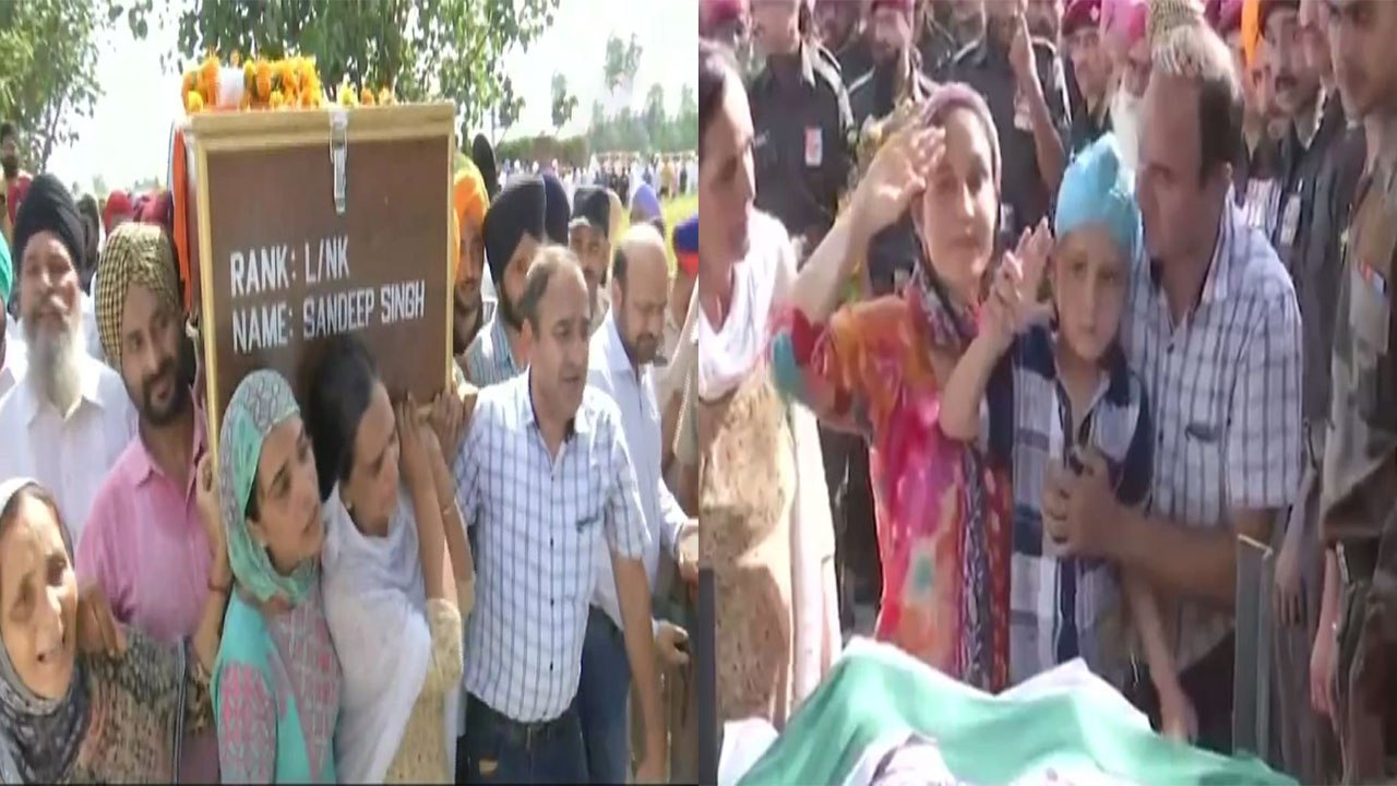Surgical Strike Hero Sandeep Singh को नन्हें बेटे ने दी विदाई, मां ने दिया कंधा । वनइंडिया हिंदी