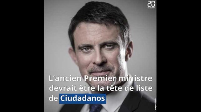 Manuel Valls officialise sa candidature à la mairie de Barcelone