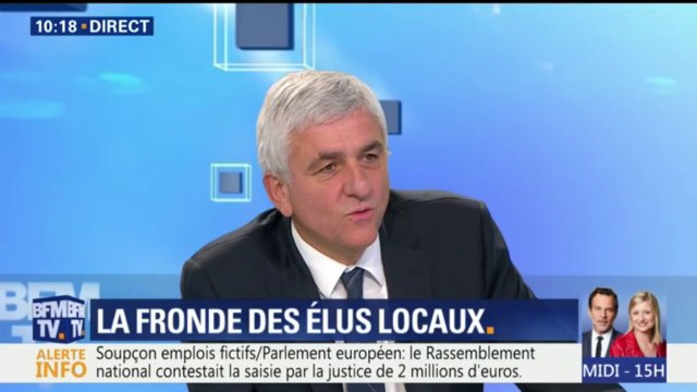 Fronde des élus locaux: La France a besoin d'autonomie des collectivités , estime Hervé Morin