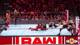 The Bella Twins & Natalya vs. The Riott Squad: Raw, Sept. 24, 2018