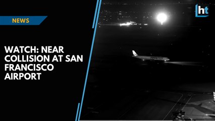 Watch: Near collision at San Francisco airport