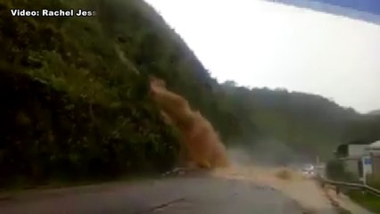 Limpahan air di terowong berhampiran Cameron Highland