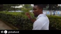 #Repost  lobalfund with  epostapp・・・Growing up in Cameroon, footballer Samuel Eto’o ( etoo9) contracted #malaria and lost friends to it. But even against thes