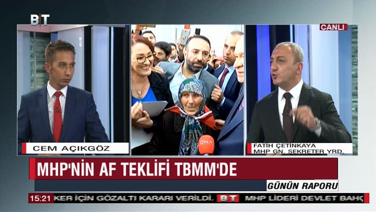 GÜNÜN RAPORU 24 EYLÜL 2018 (KONUK-FATİH ÇETİNKAYA)
