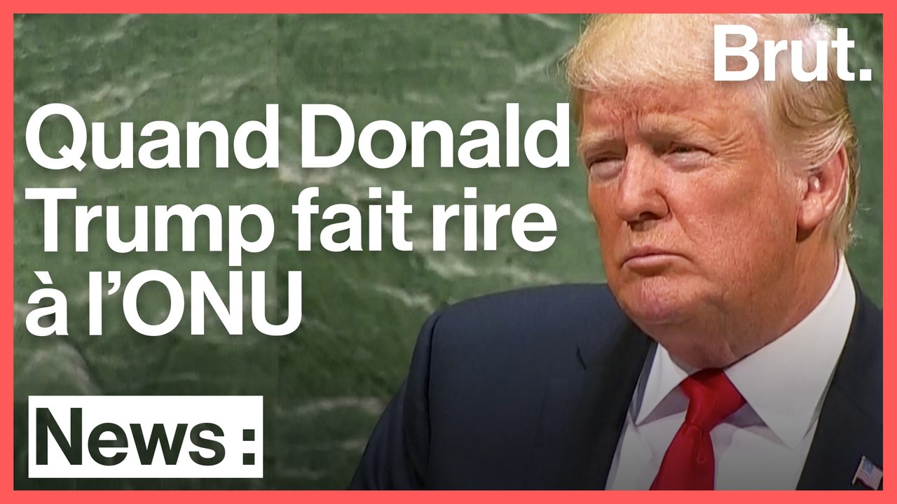 L'assemblée générale des Nations Unies éclate de rire pendant le discours de Donald Trump