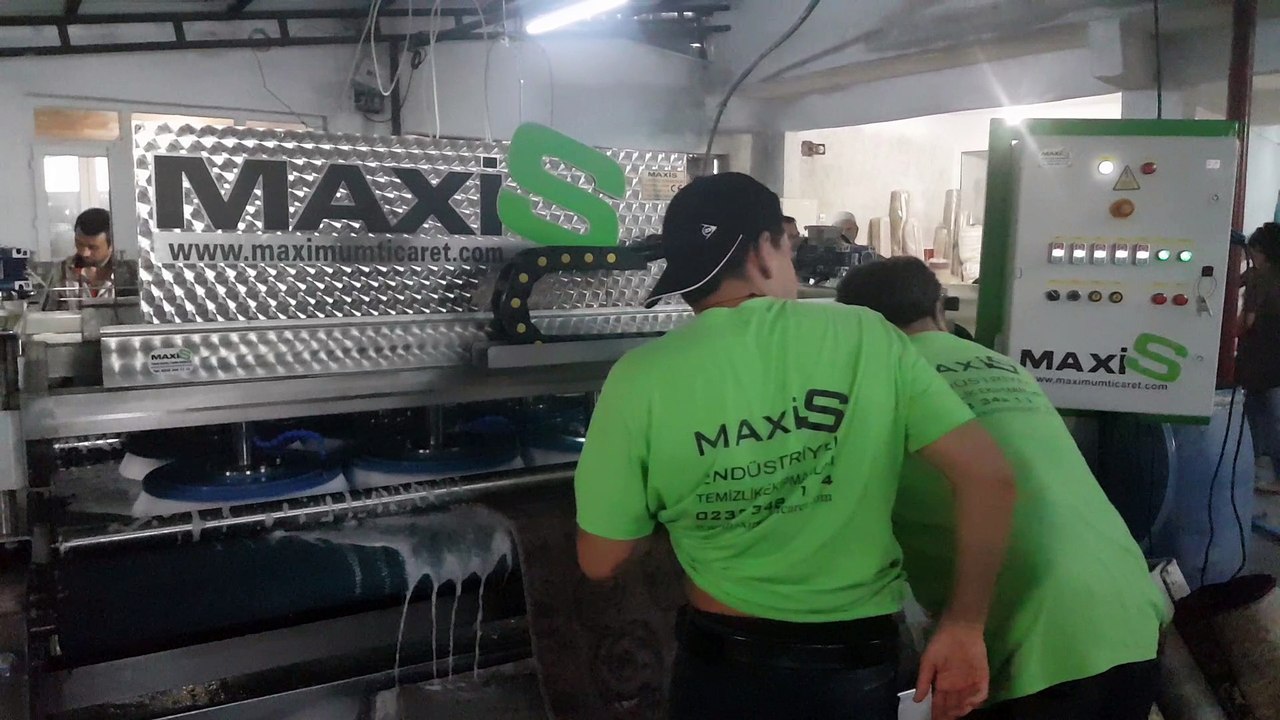 tam otomatik halı yıkama makinası,halı sıkma makinası maxis