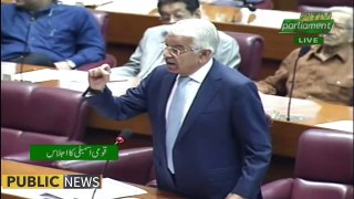 PMLN Leader Khawaja Asif Complete Speech in National Assembly