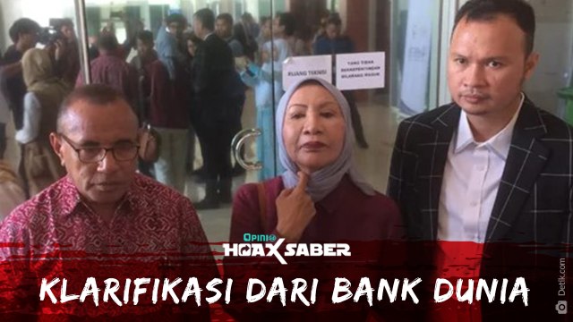 #1MENIT | HOAXSABER - Klarifikasi Dari Bank Dunia