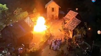 Des acteurs se font brûler pendant le tournage d'une scène en Malaisie