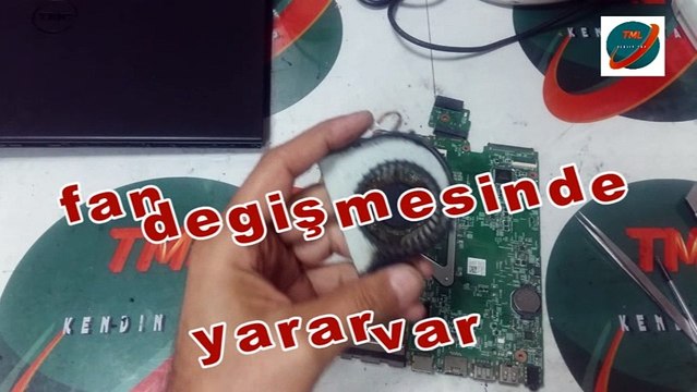 dell - Inspiron 15 P40f - fan cleaning - fan temizliği