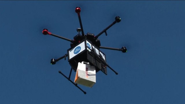 هذا الصباح-طائرات بدون طيار لتوصيل الطلبات للمنازل