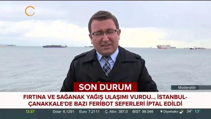 İstanbul'da sağanak yağış başladı