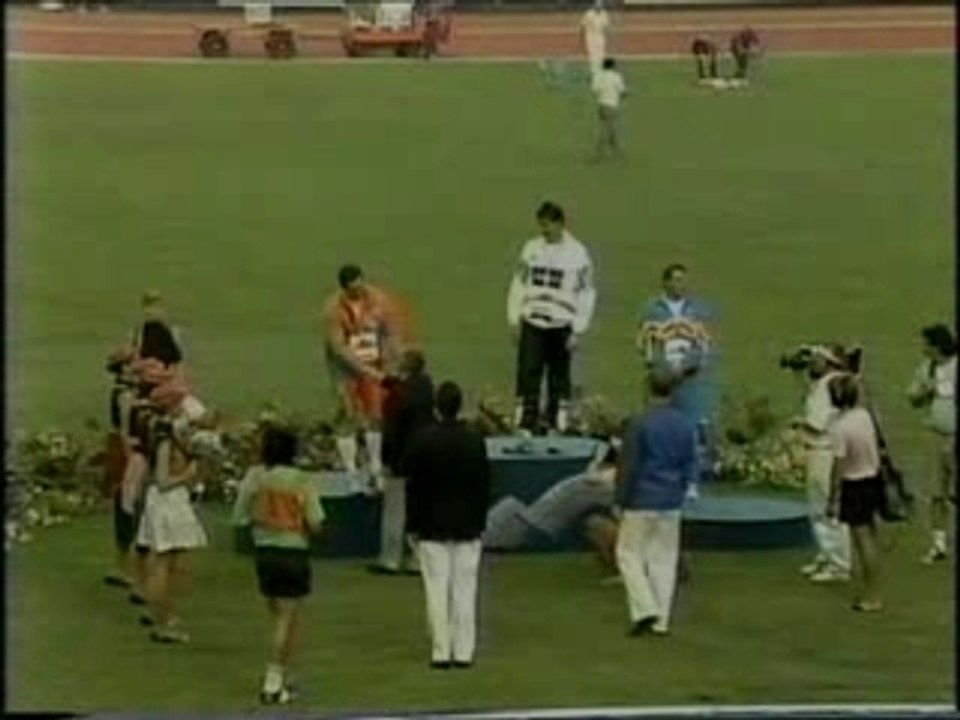 Athlé lancer disque hollandais Erik de Bruin