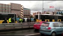 Okmeydanı'nda metrobüs kazası!