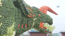 Çin'de Dev Sebze Heykeli Guinness Rekorlar Kitabı'na Girdi