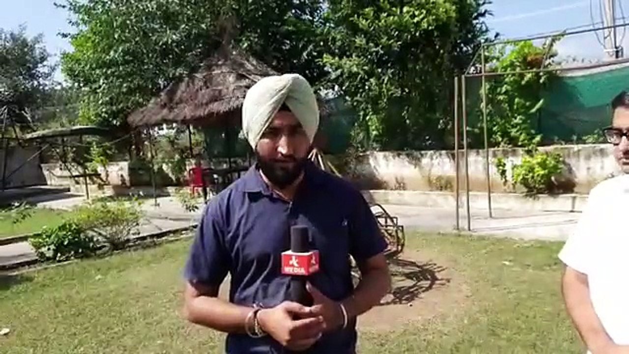 Dogra Swabhiman Sangathan addressing reporters in Kathua