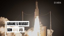 Ariane 5 réussit son 100e vol depuis Kourou