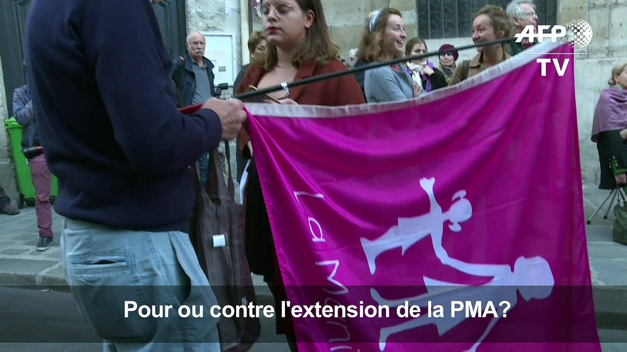 Manifestations pro et anti-PMA à Paris