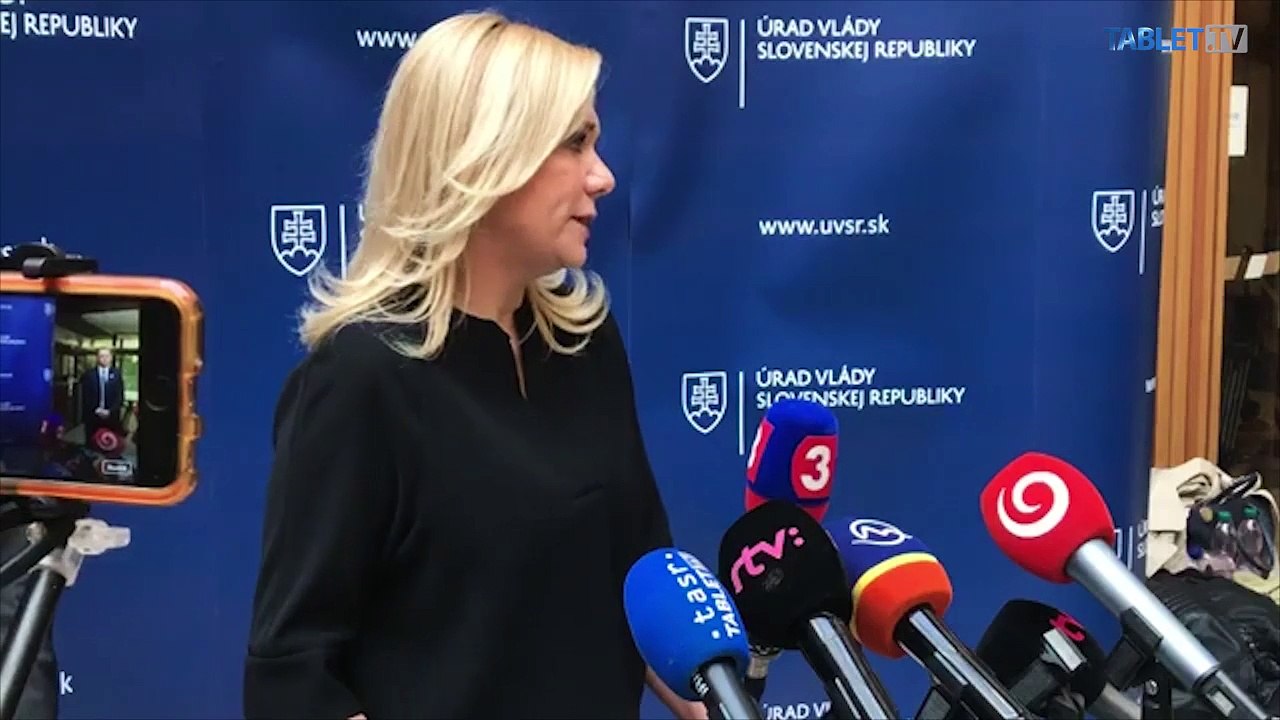 ZÁZNAM: Brífing ministerky vnútra D. Sakovej