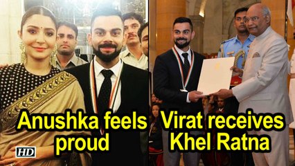 Virat receives Khel Ratna from President Kovind; Anushka feels proud