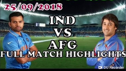 India vs Afghanistan Full Highlights Asia Cup 2018 Super 4 Match