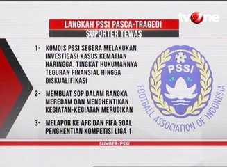 Poin Langkah PSSI Pasca Tragedi Suporter Tewas