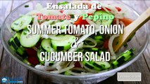 Ensalada de Tomate Cebolla y Pepino