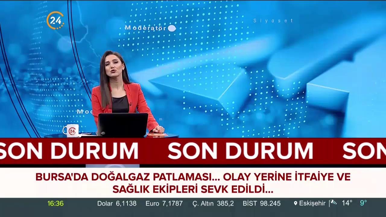 Bursa'da doğalgaz patlaması