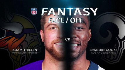 Better Week 4 fantasy option: Adam Thielen or Brandin Cooks?