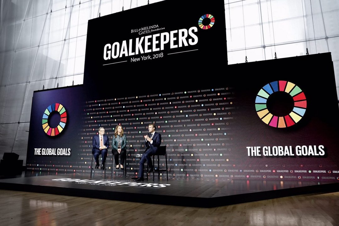 Discours d'Emmanuel Macron à l'événement "Goalkeepers"