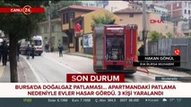 Bursa'da doğalgaz patlaması