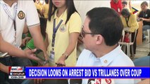 Decision looms on arrest bid vs. Trillanes over coup