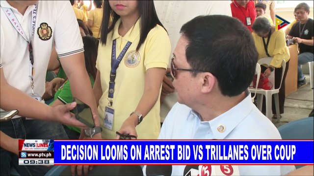 Decision looms on arrest bid vs. Trillanes over coup