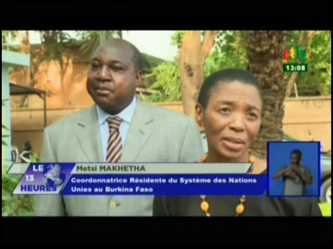 RTB/Rencontre entre la coordonnatrice résidente du système des nations unies au burkina et le chef de file de l’opposition burkinabé