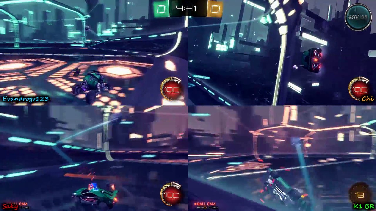 [Rocket League #02] Quebre o Piso! (Com Carros) [4 Players] feat. #TeamJapaBR